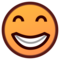Grinning Face With Smiling Eyes emoji on Emojidex